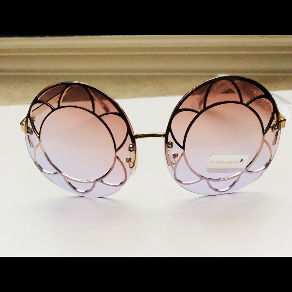 Stylish Metal Round Sunglasses.